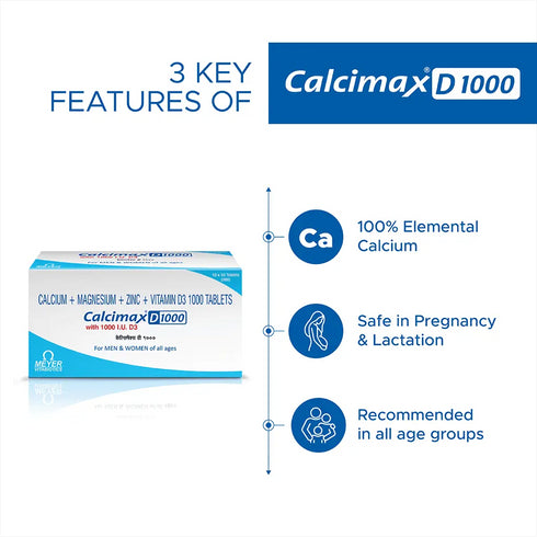 Vitabiotics Calcimax D 1000 Tablets